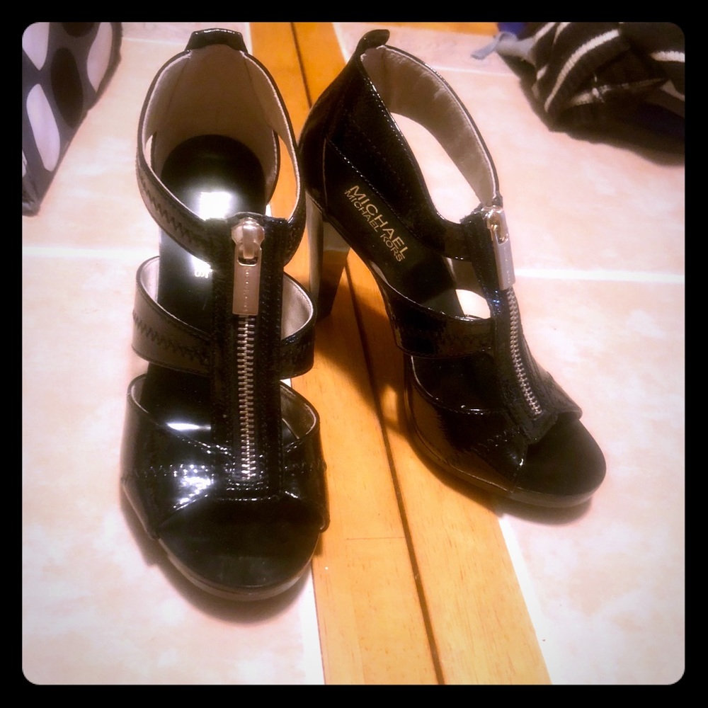 Michael Kors Berkley T-Strap Heels- Never Worn